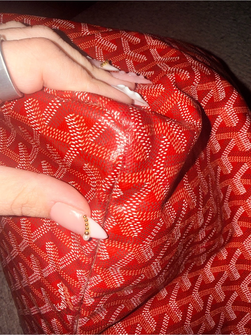 Goyard Red GM Tote - Picture 9 of 16